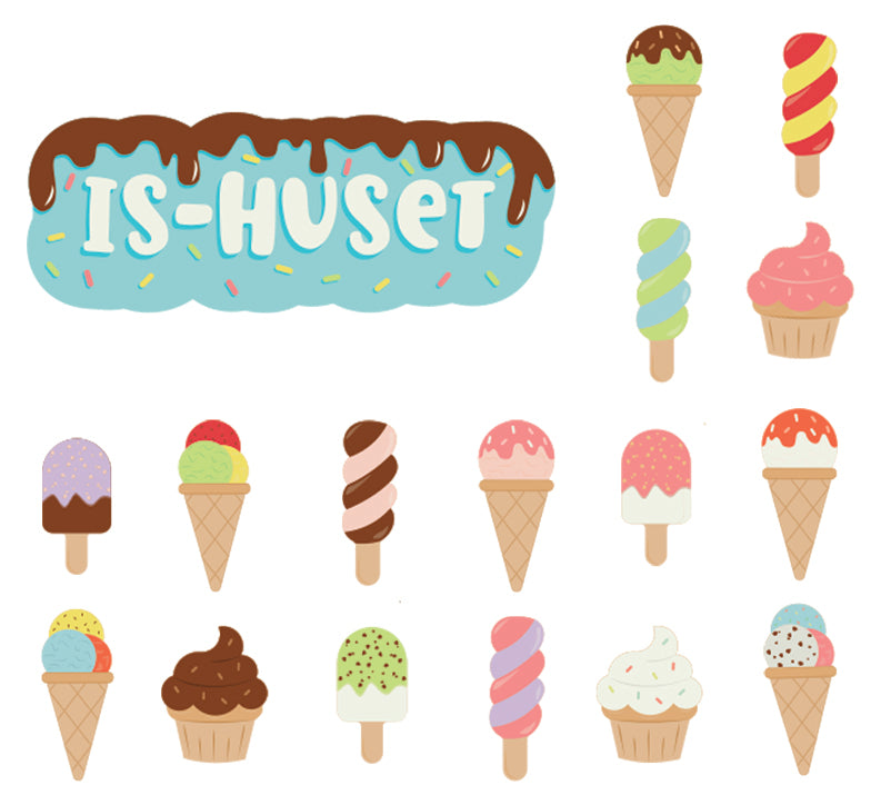 Ice cream shop decorations overiew